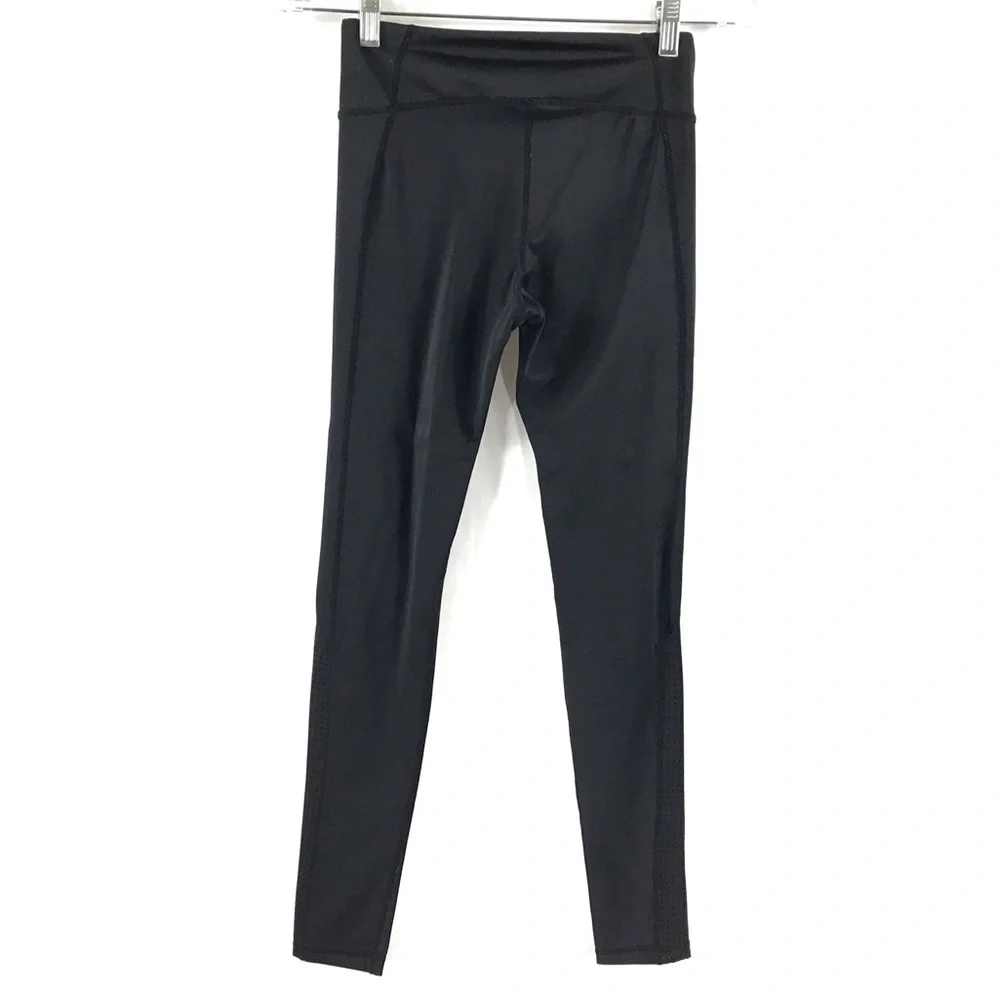 💰⬇️ Balera Girls Black Dance Leggings w/ circle cut outs